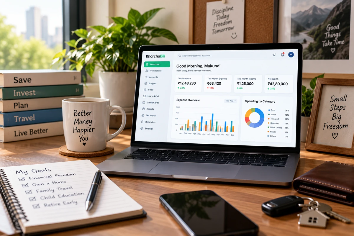 Personal finance workspace